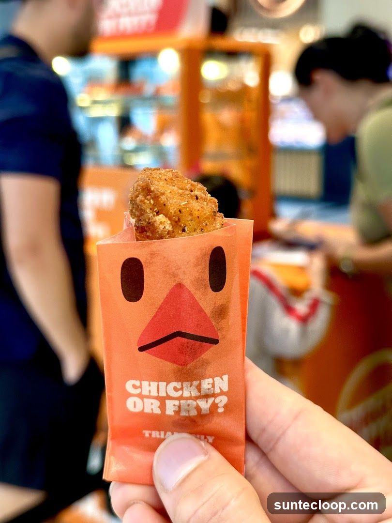 Chicken Nugget in Packaging