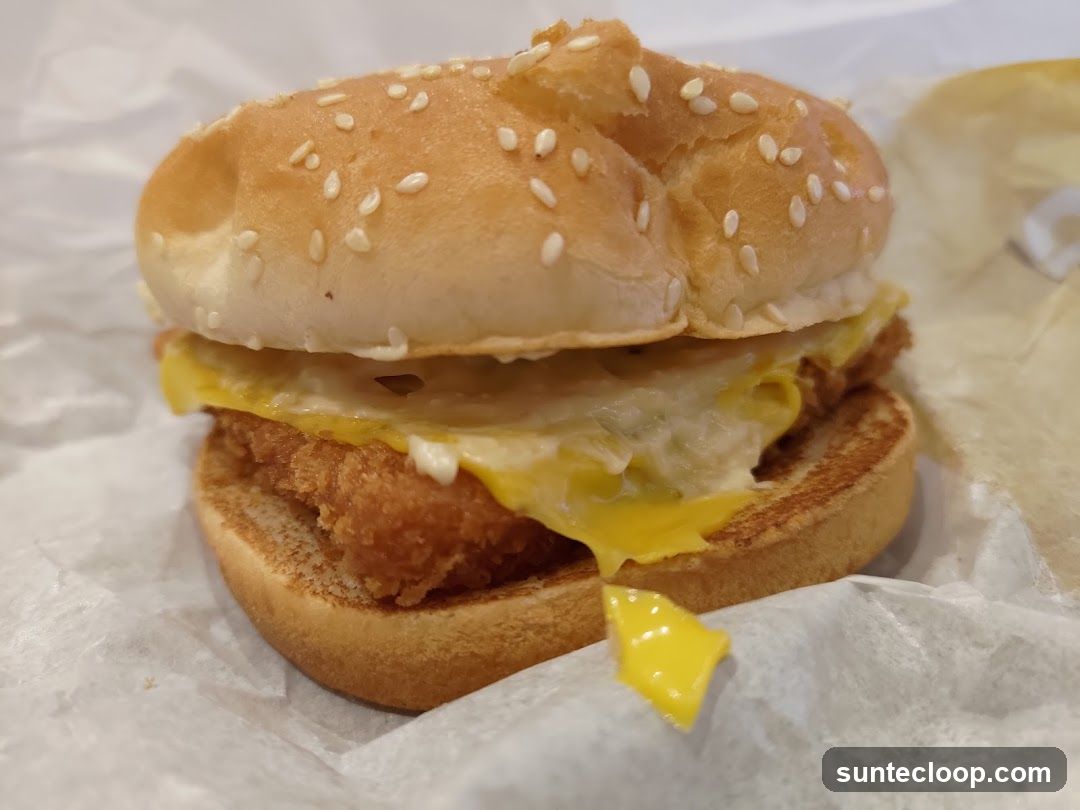 Chicken Sandwich with Cheese