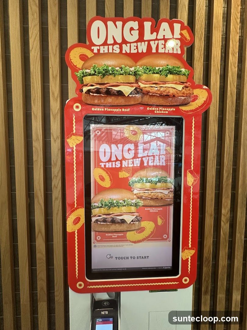 New Year Burger Promotion