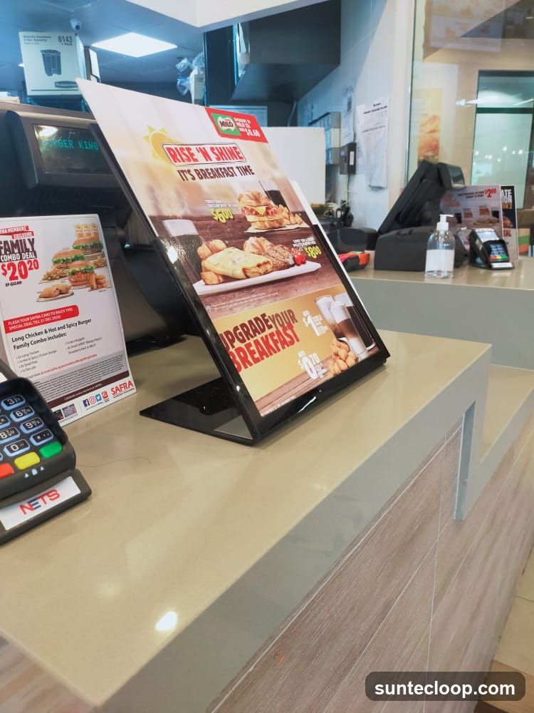 Burger King Breakfast Menu