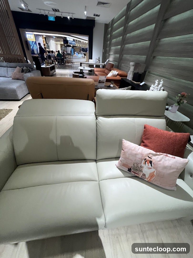 Living Room Furniture Display