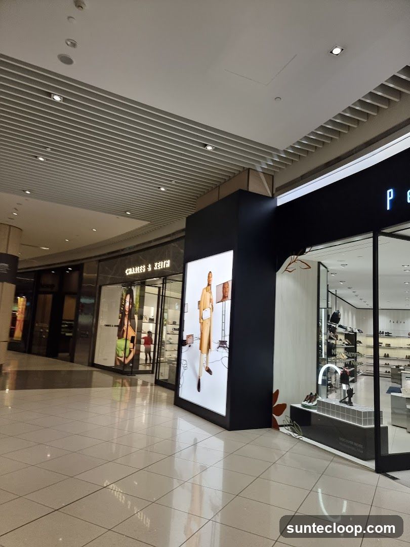 Mall storefronts