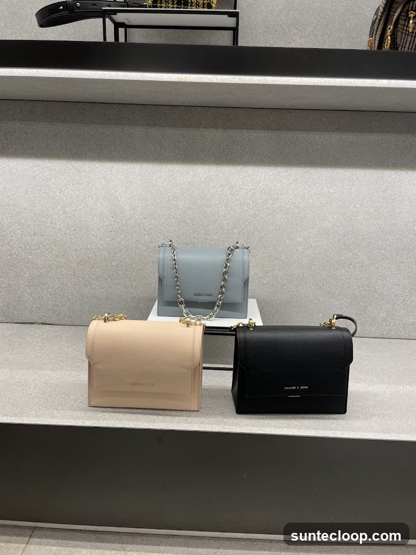 Handbags on Display