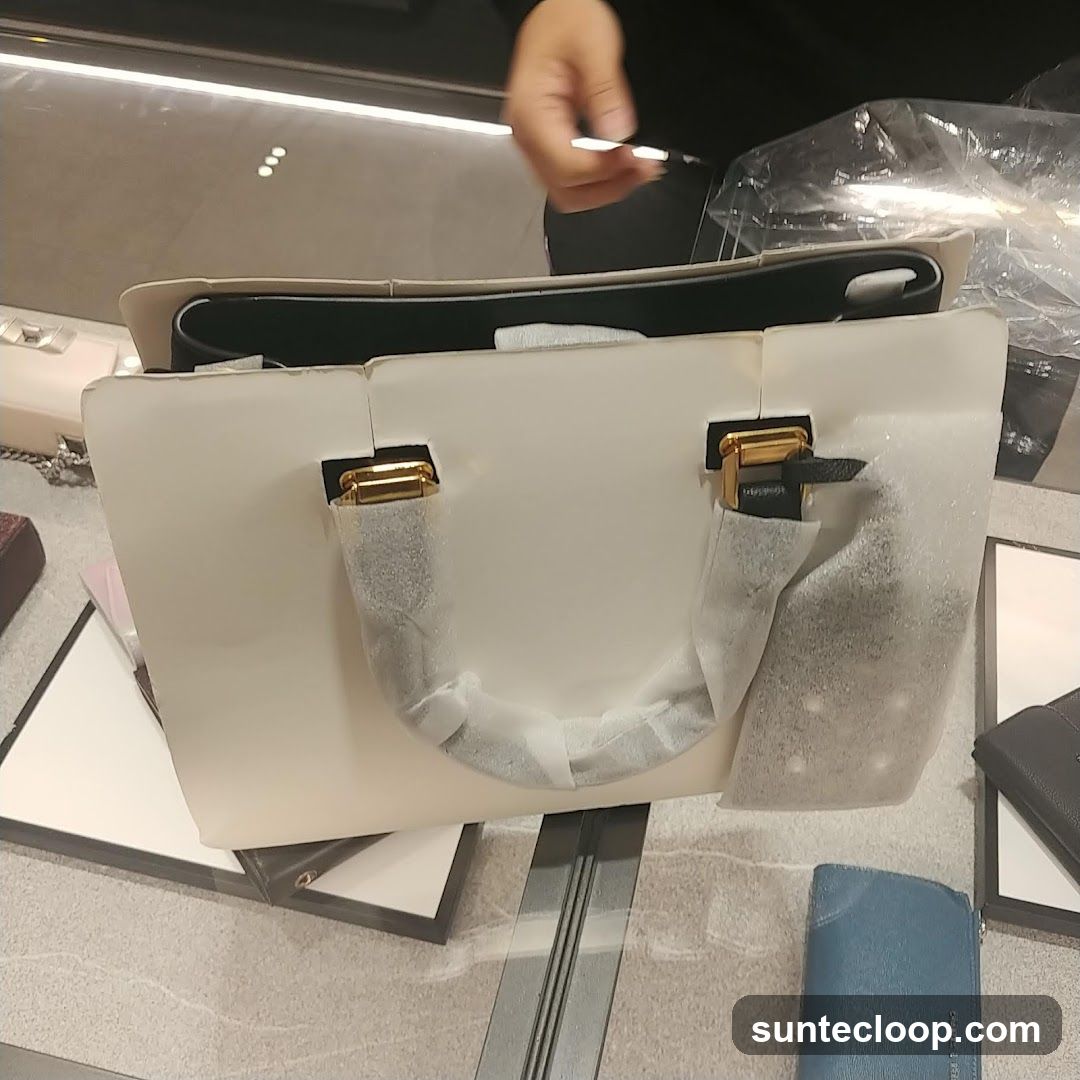 White Handbag