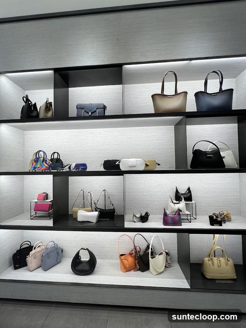 Handbags on Display