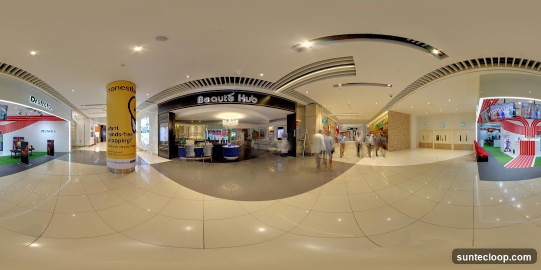 Mall Interior with Shops