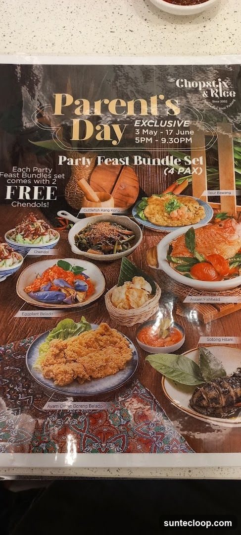 Parent's Day Party Feast Bundle Set