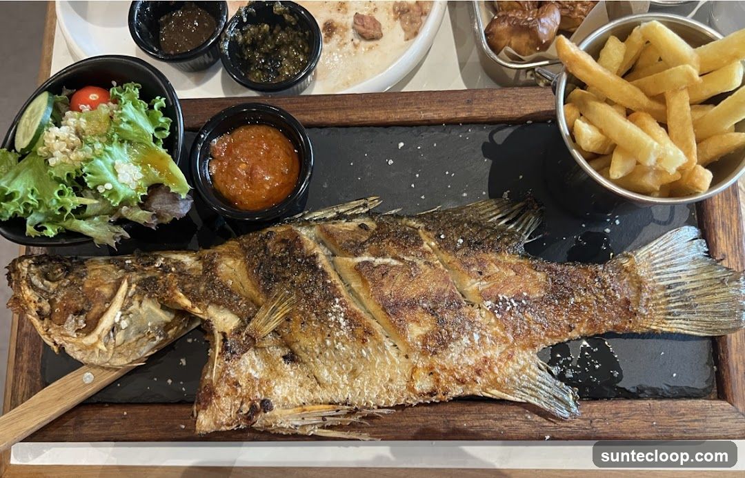 Whole Fried Fish Platter
