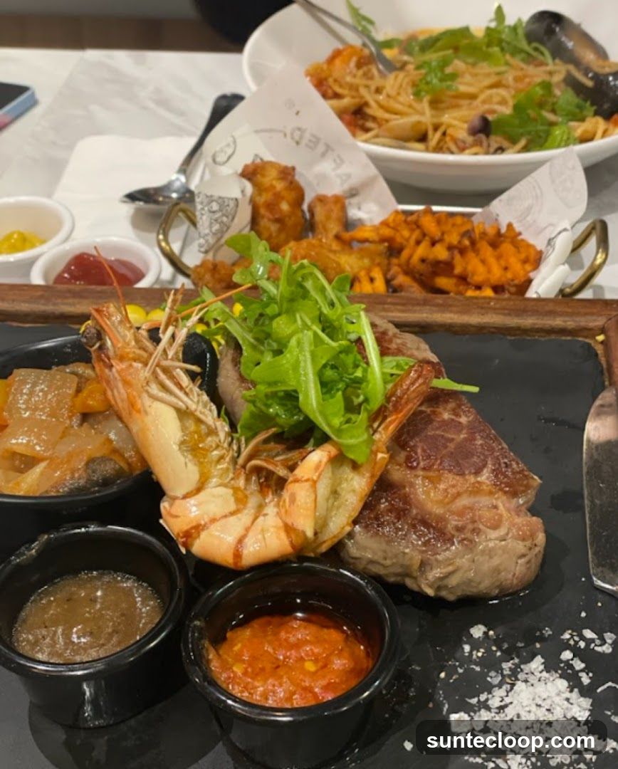 Steak and Shrimp Platter