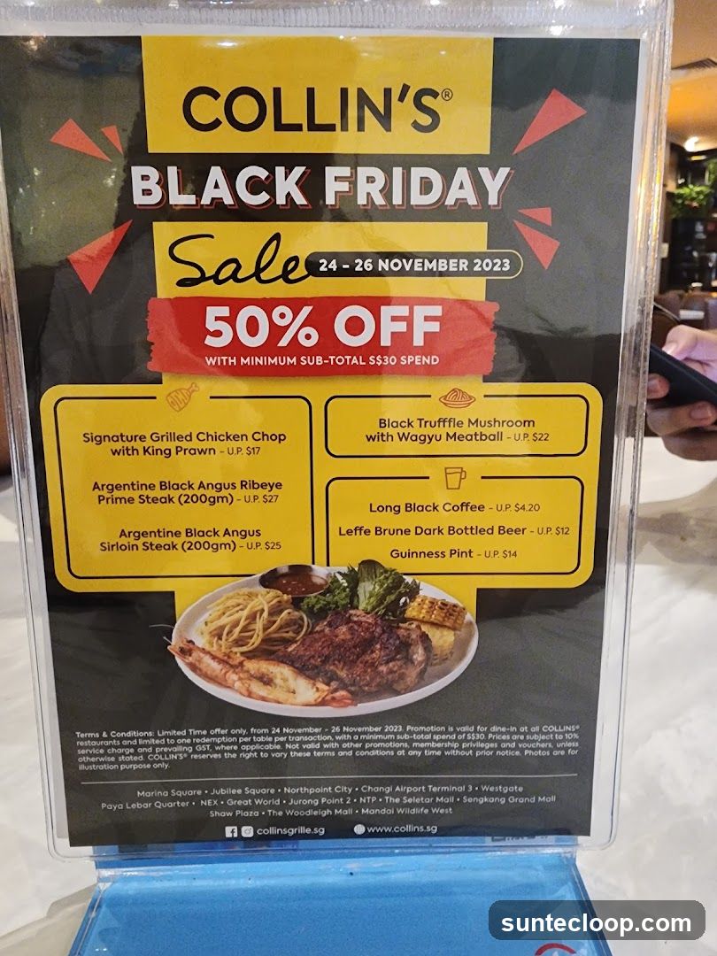 COLLIN'S BLACK FRIDAY SALE