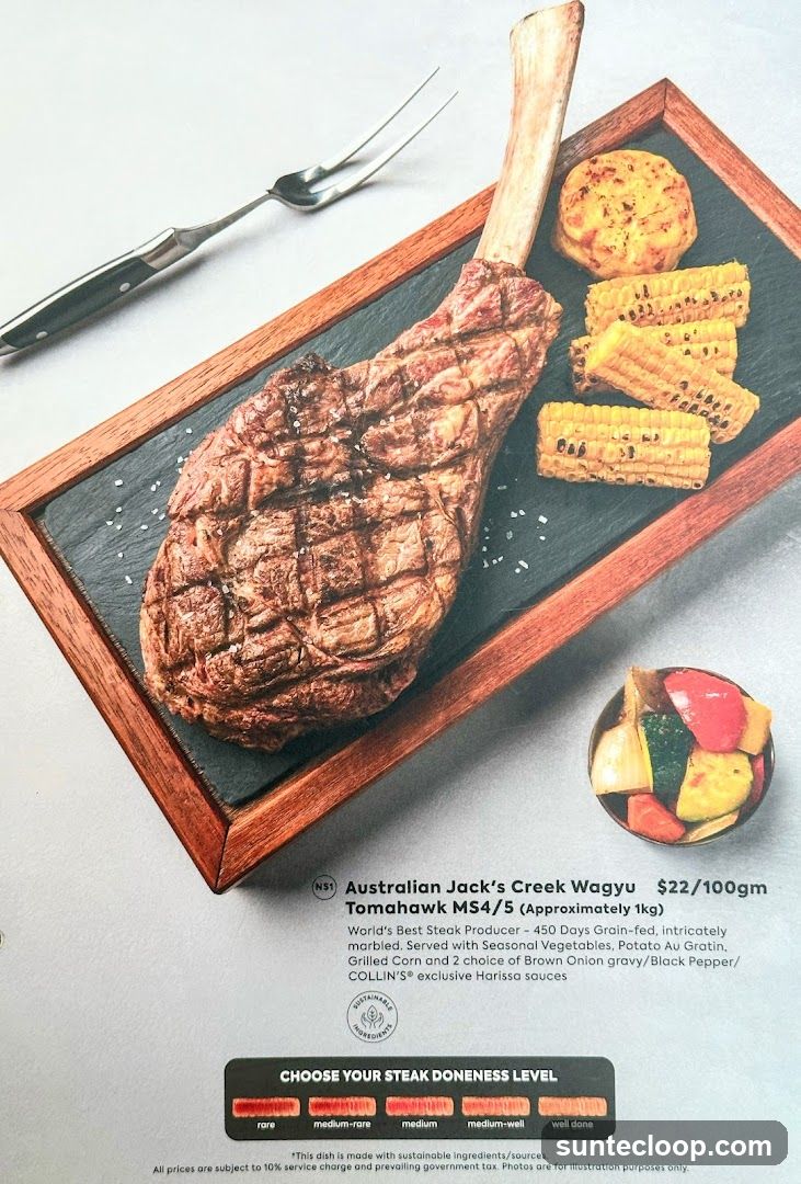 Australian Jack's Creek Wagyu Tomahawk MS4/5