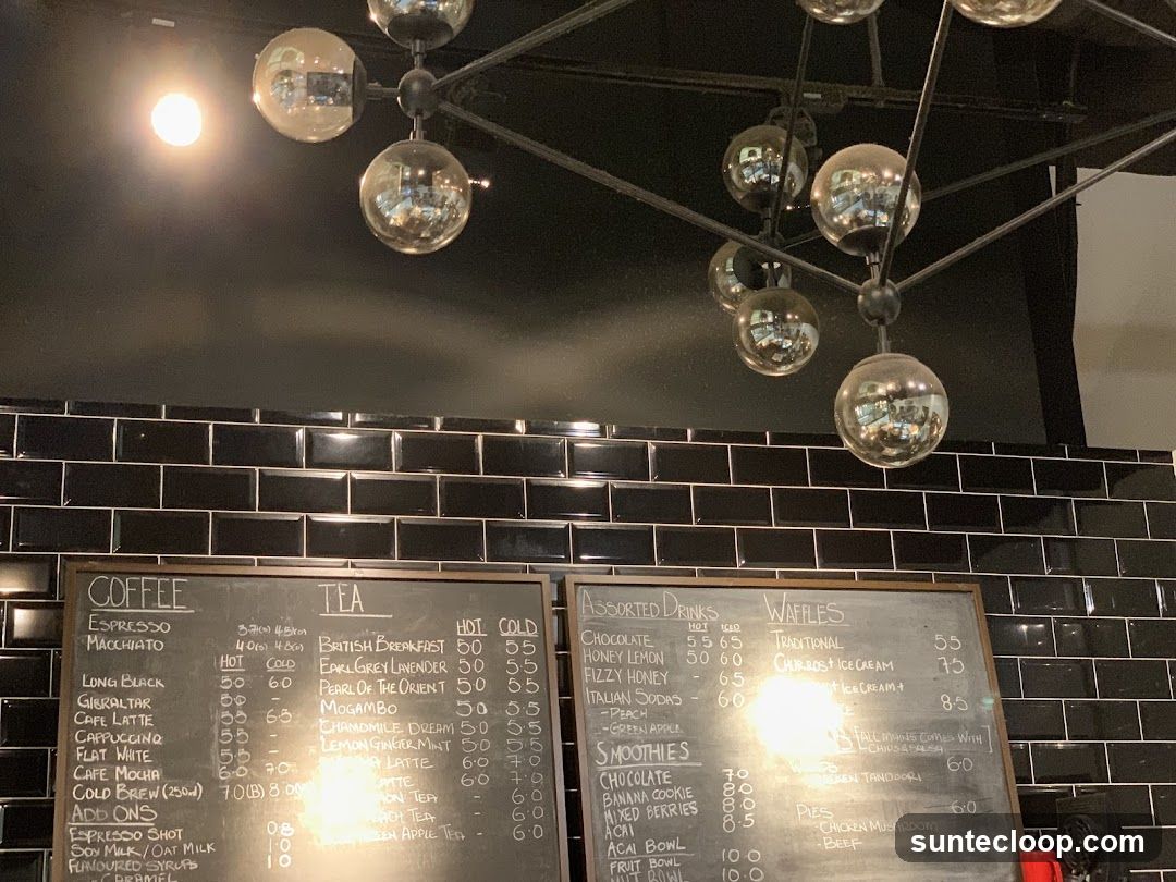 Cafe Menu