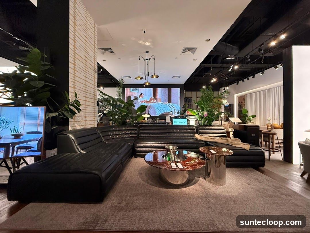 Modern Living Room Display
