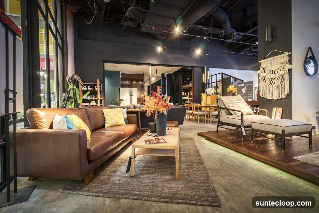 Living Room Furniture Display
