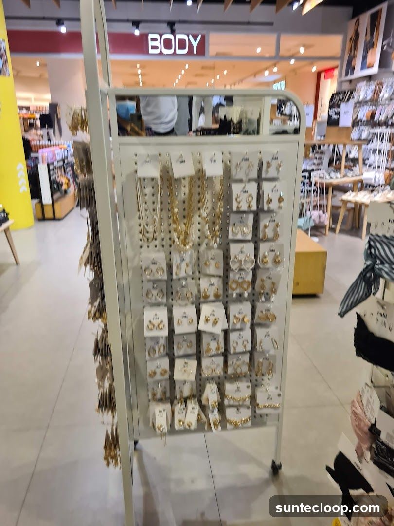 Jewelry Display in Store
