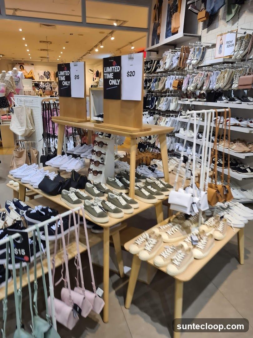 Shoe and Bag Store Display