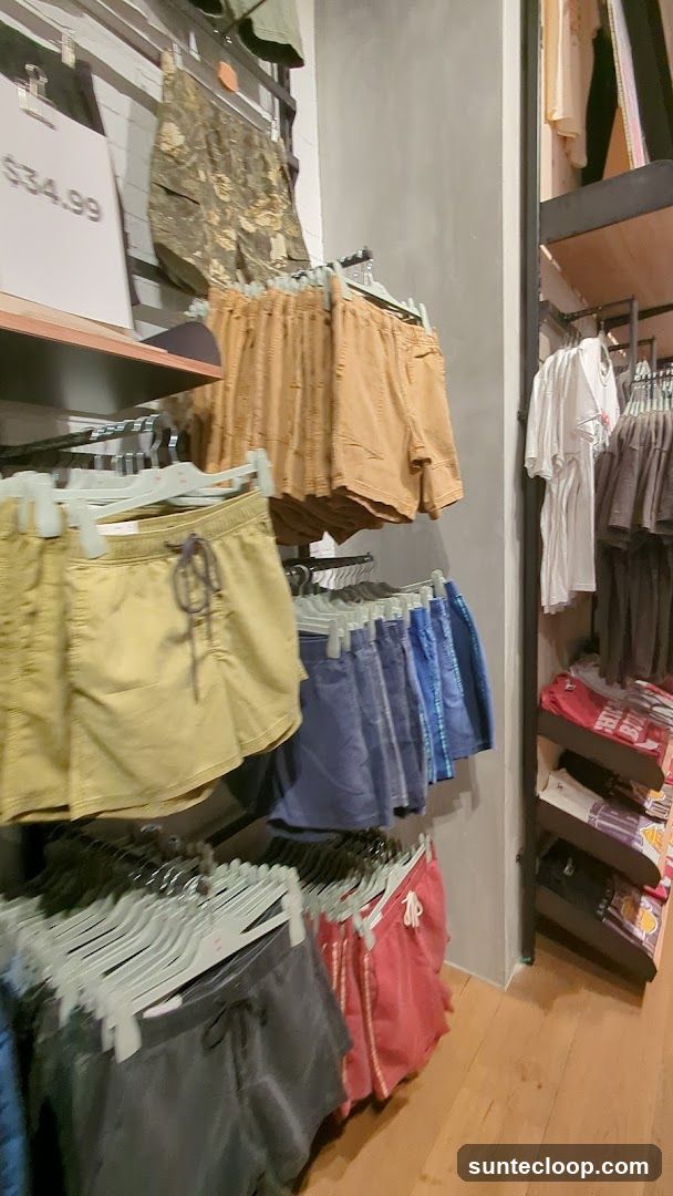 Shorts Display