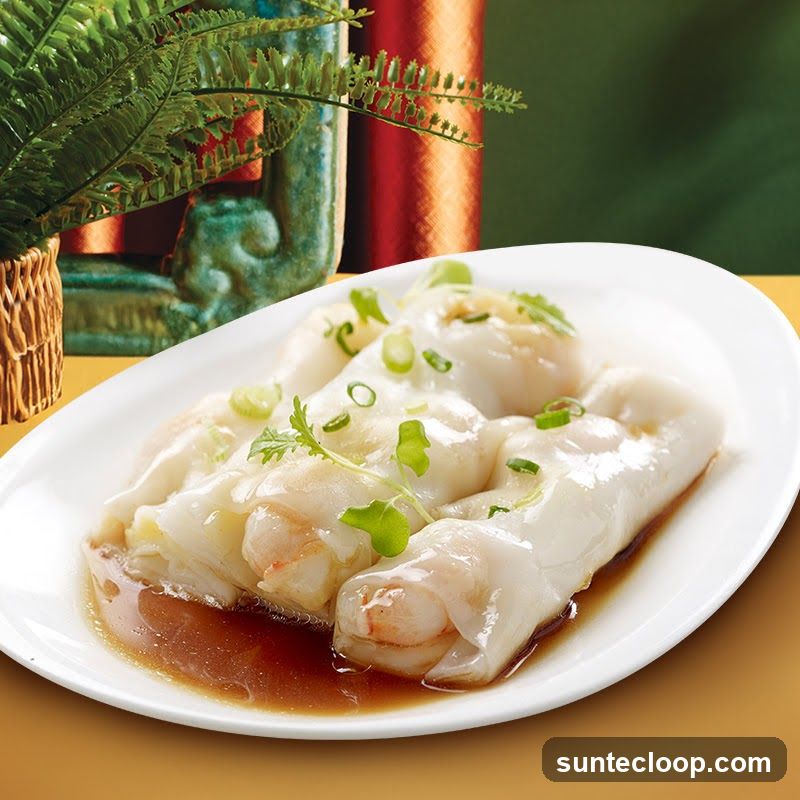 Shrimp Rice Noodle Rolls