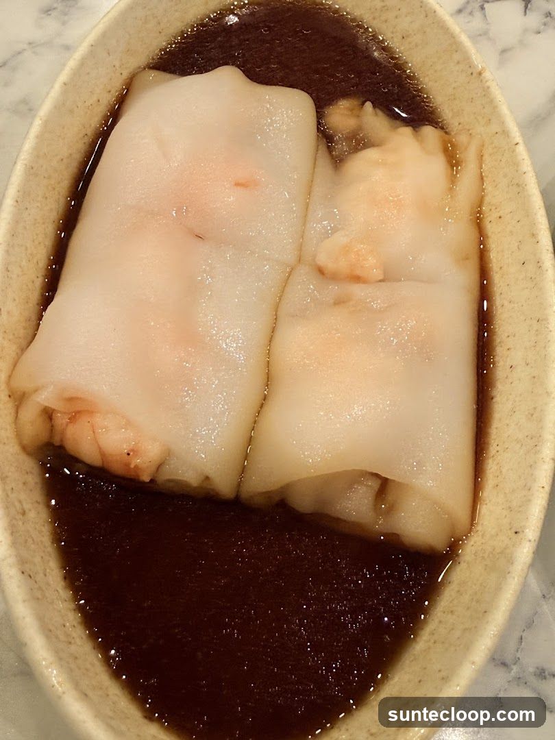 Shrimp Rice Noodle Rolls