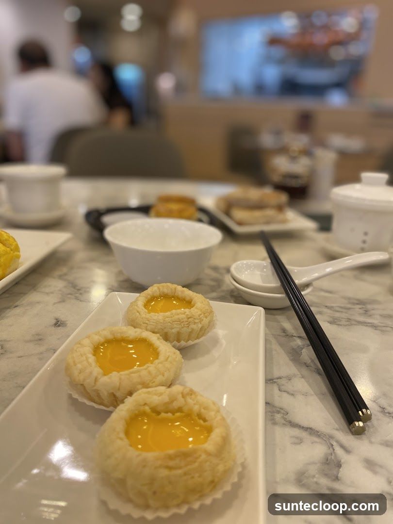 Dessert Pastries on a Table
