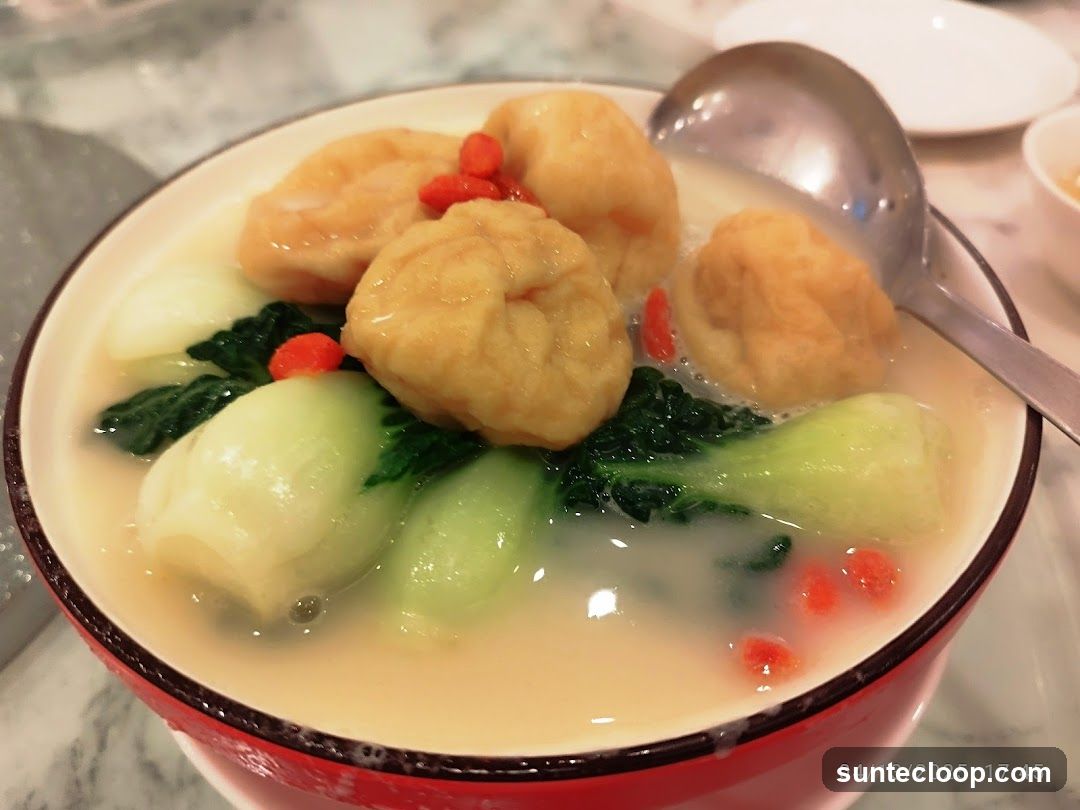 Bok Choy and Tofu Soup