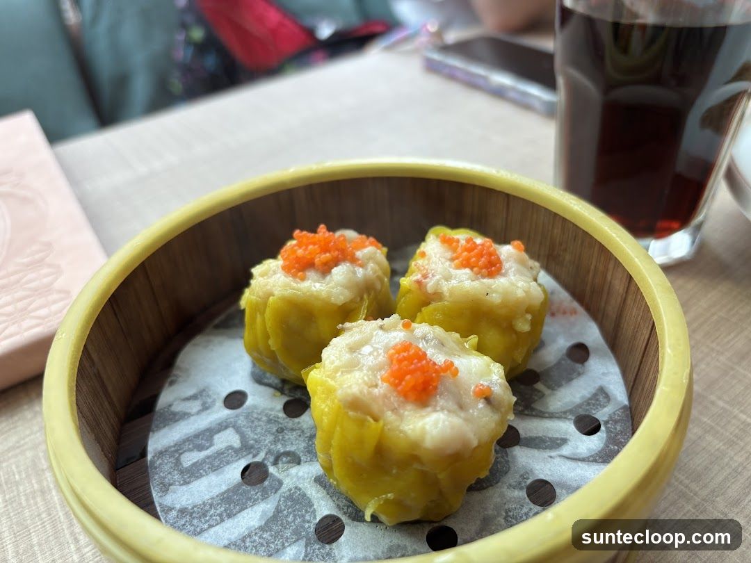 Steamed Dumplings with Roe