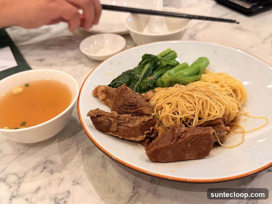 Beef Brisket Noodles