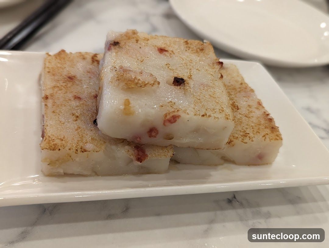 Turnip Cake Slices