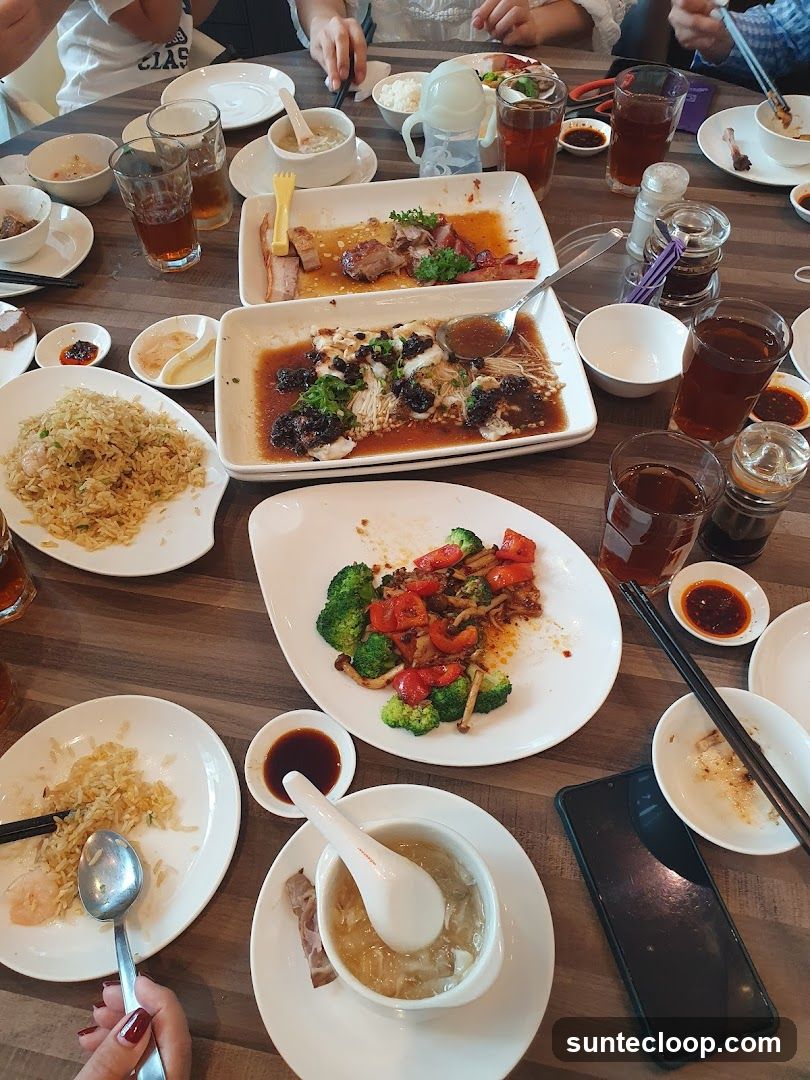 Table with Food and Drinks