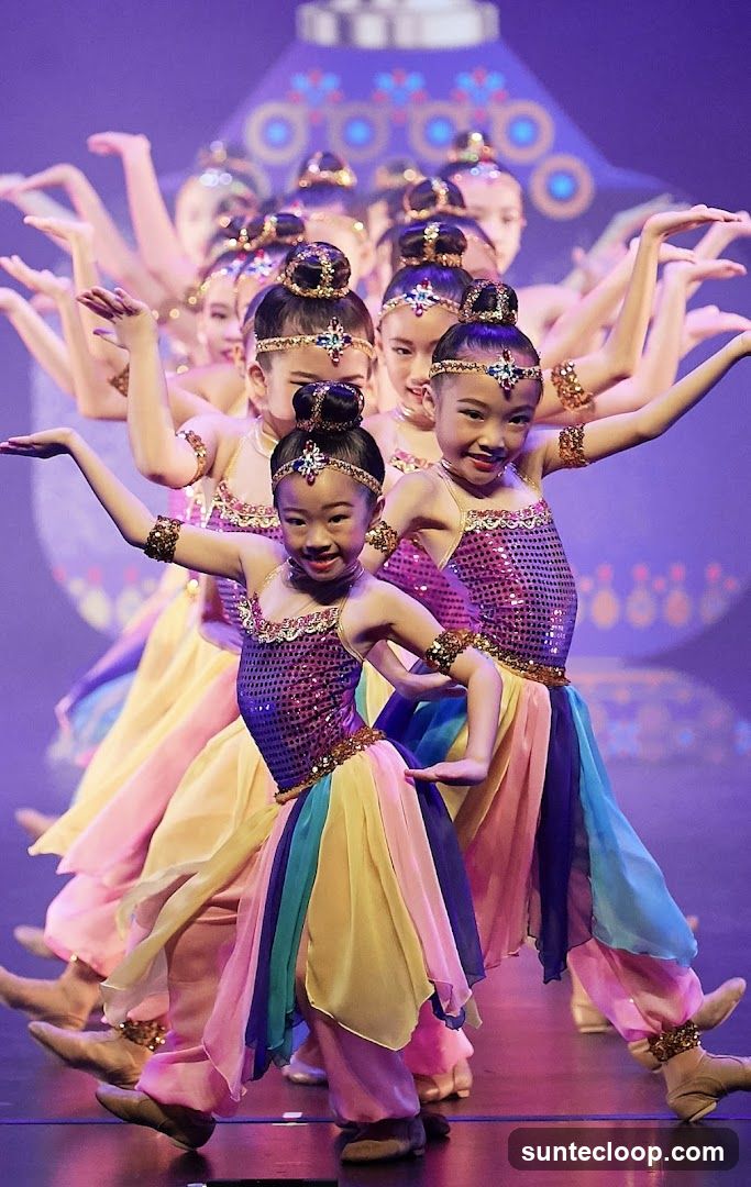 Children Performing a Dance