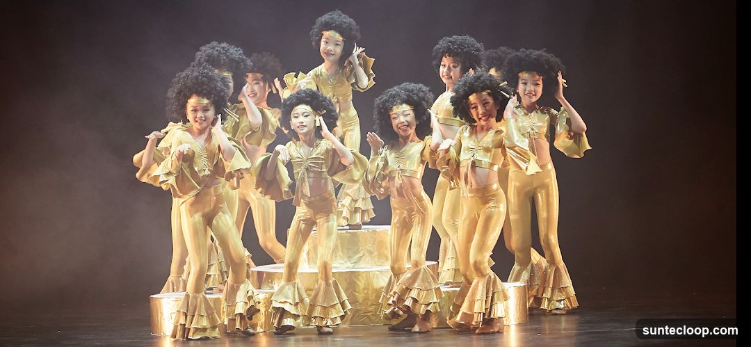 Children in Disco Outfits