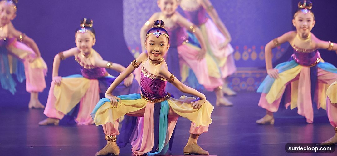 Children Performing a Dance