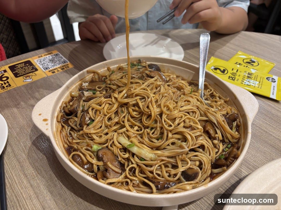 Noodles with Mushrooms
