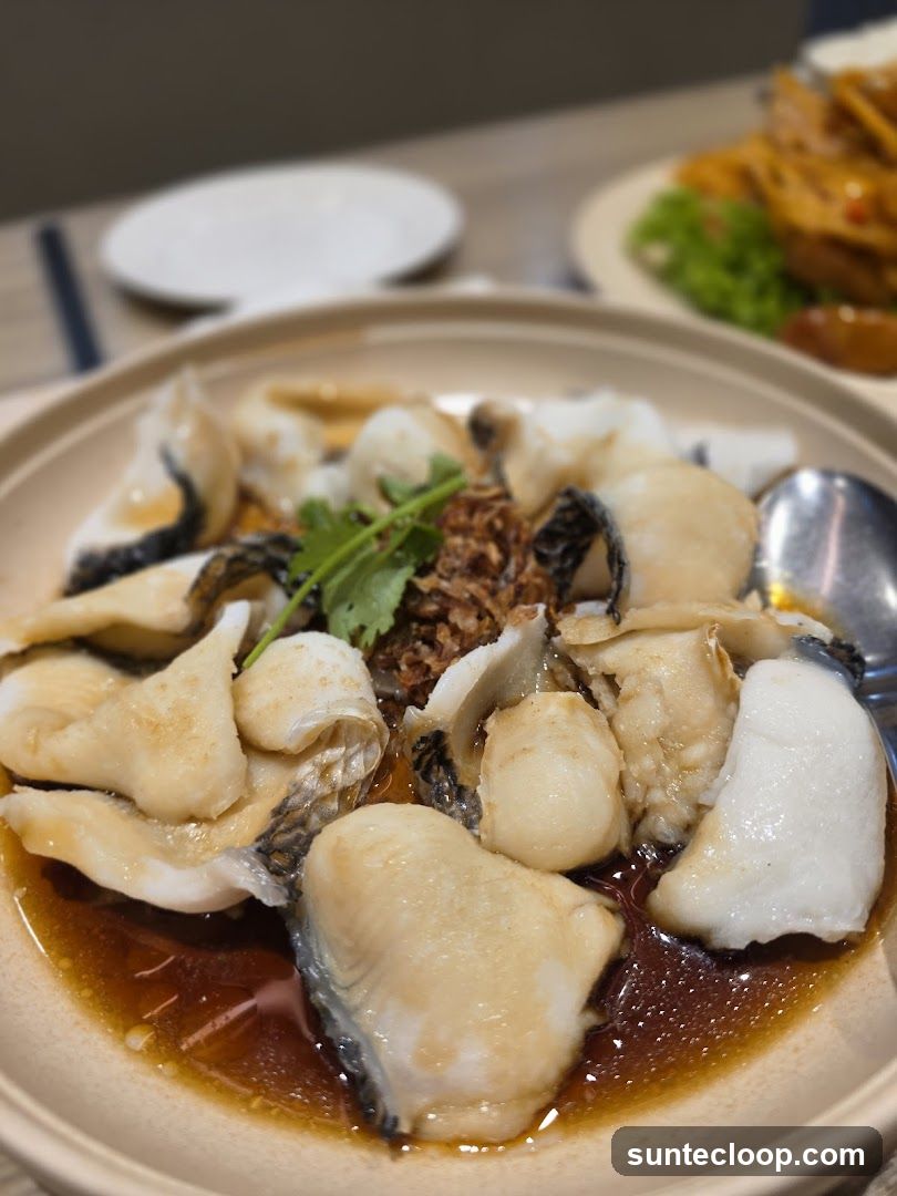 Steamed Fish Dish