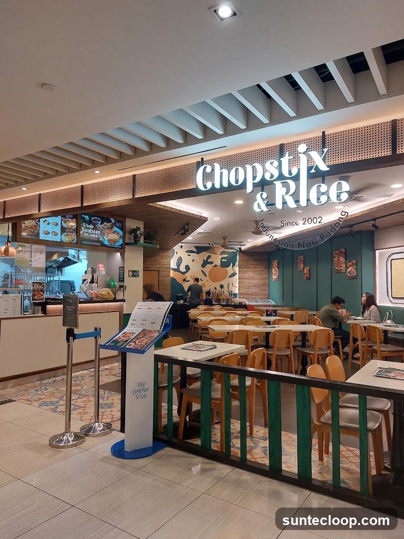 Chopstix & Rice | Indonesian Restaurant | Padang | Halal | Suntec City SG