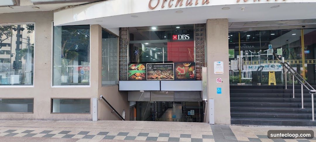 Restaurant and Bank Entrance