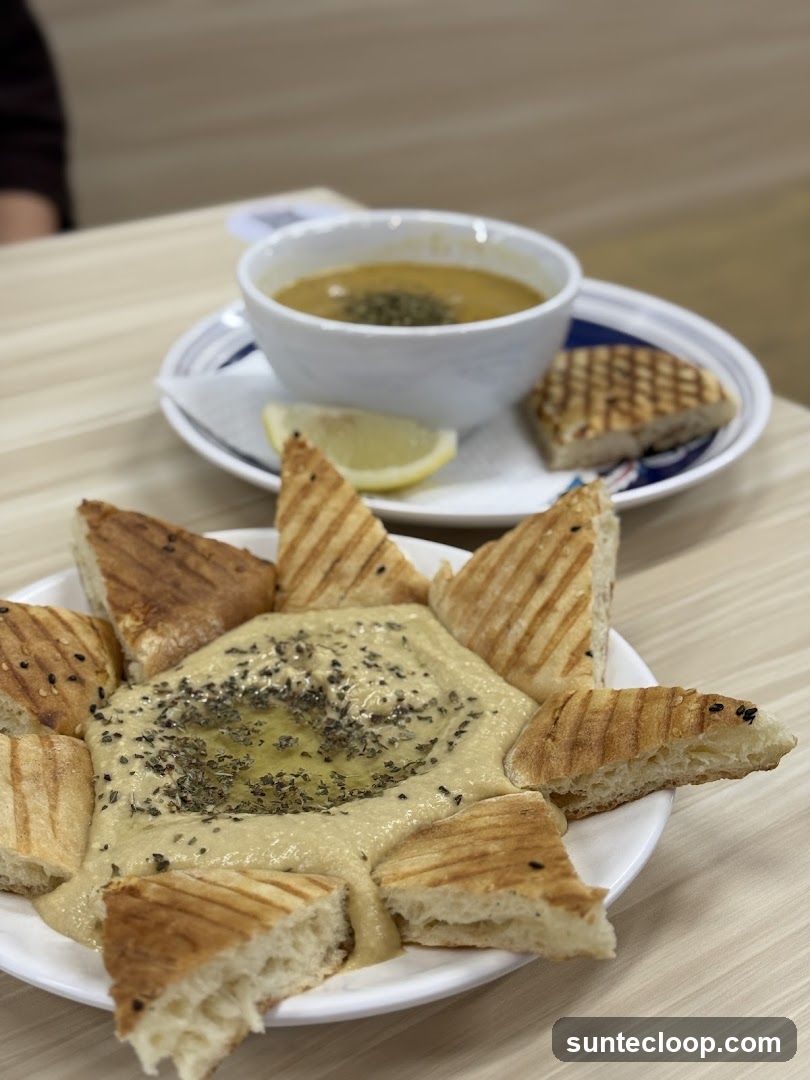 Hummus and Lentil Soup