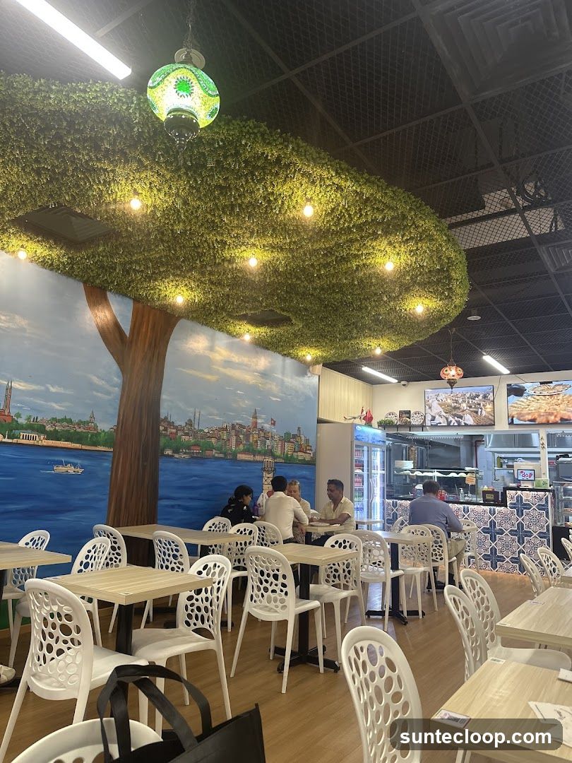 Restaurant Interior with Turkish-themed Decor