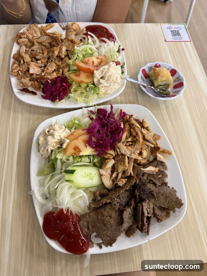 Doner Kebabs with Salad