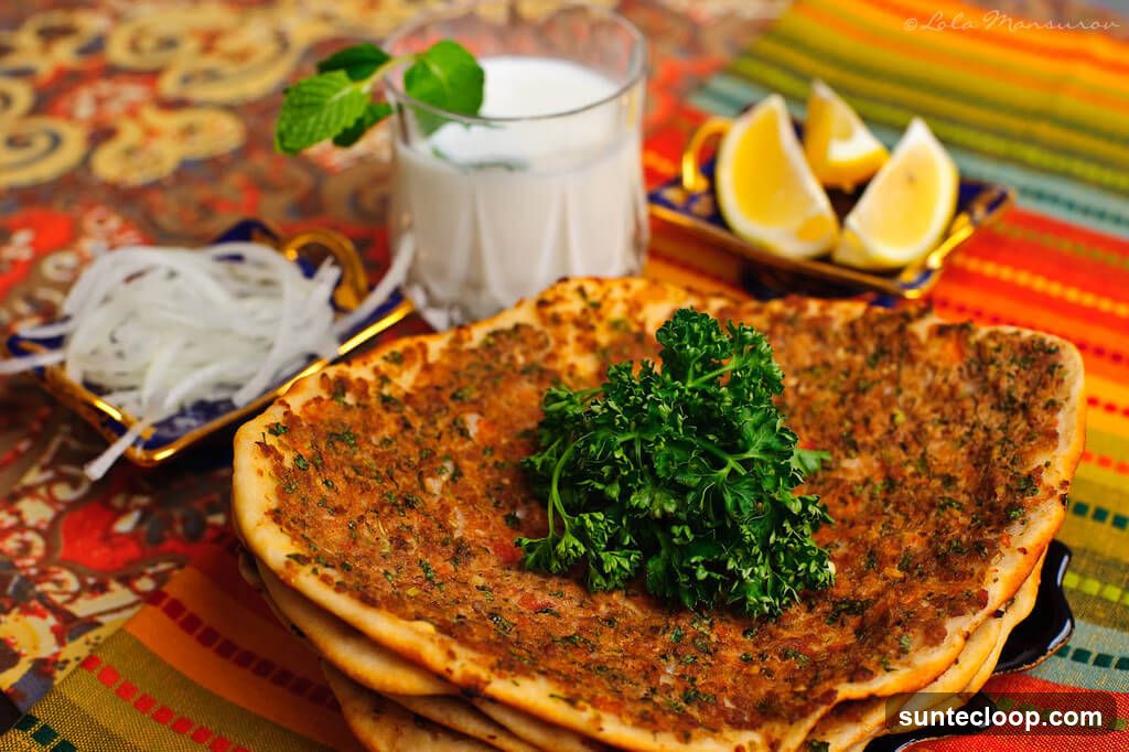 Turkish Flatbread with Toppings