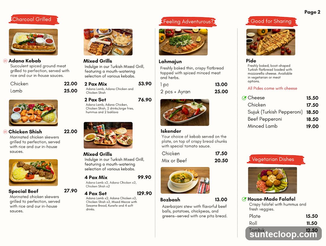 Menu Page 2