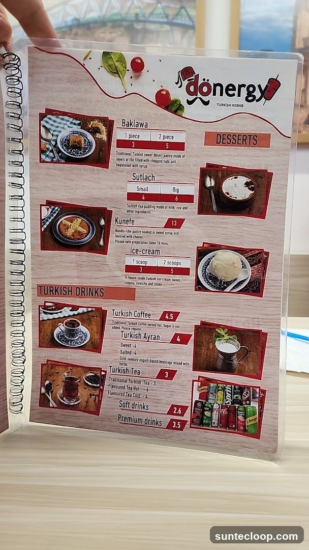 Dönergy Turkish Kebab Menu