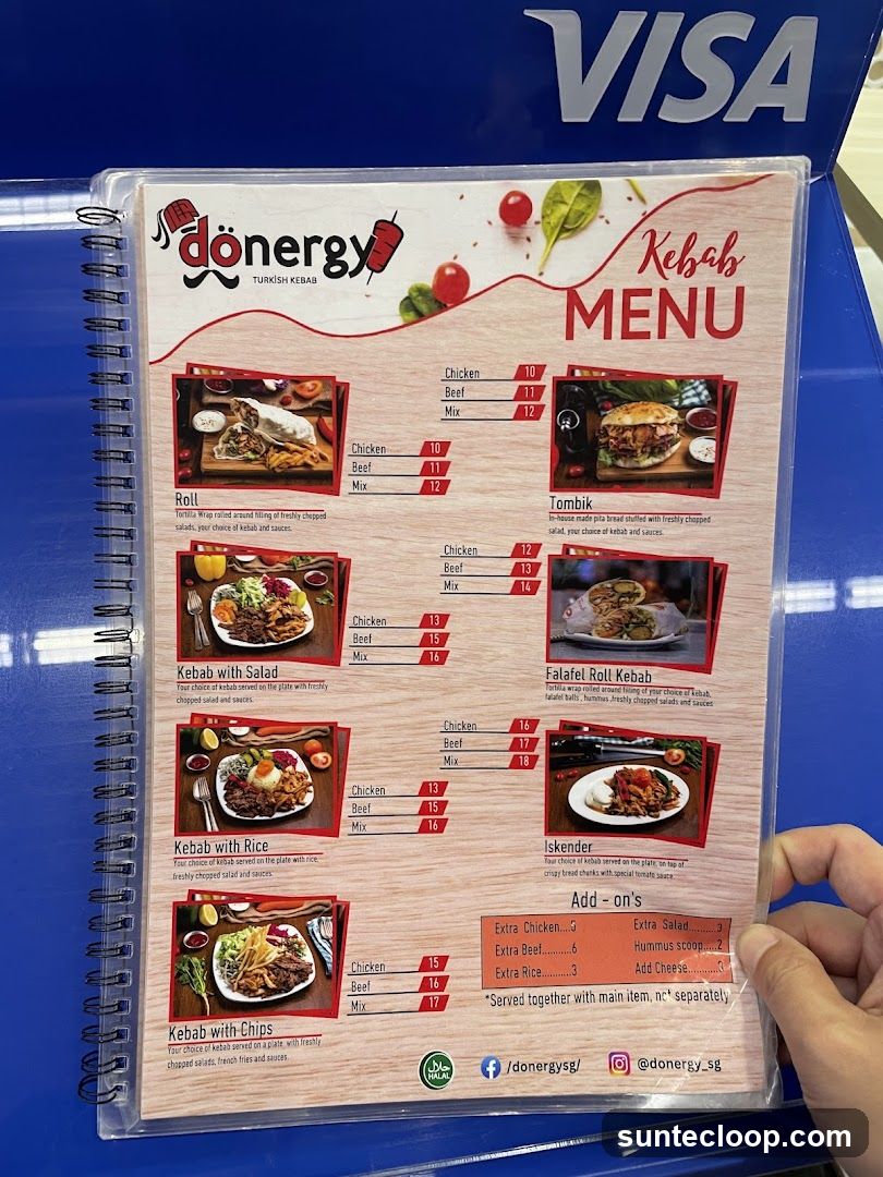 Dönergy Turkish Kebab Menu