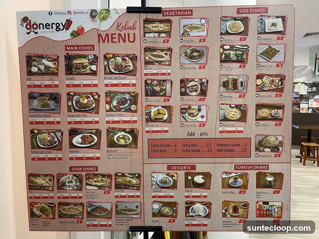 Dönergy Kebab Menu