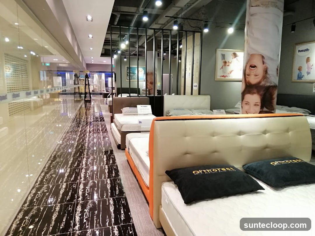 Mattress Store Interior