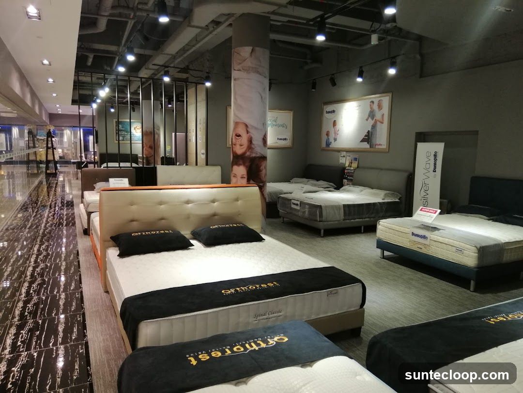 Mattress Store Interior