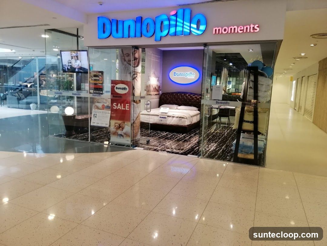 Dunlopillo Moments Storefront