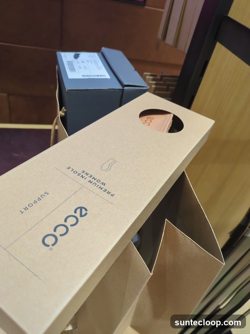 Ecco Shoe Insoles Packaging