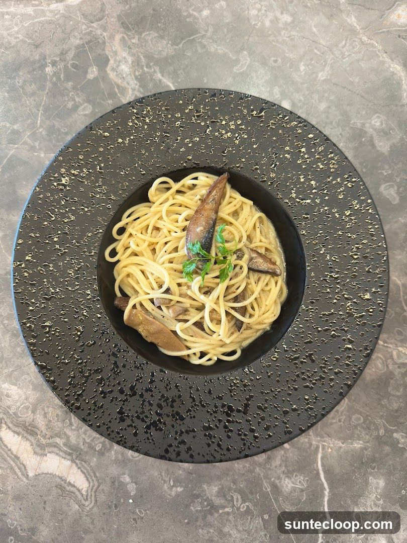 Spaghetti with Mushrooms