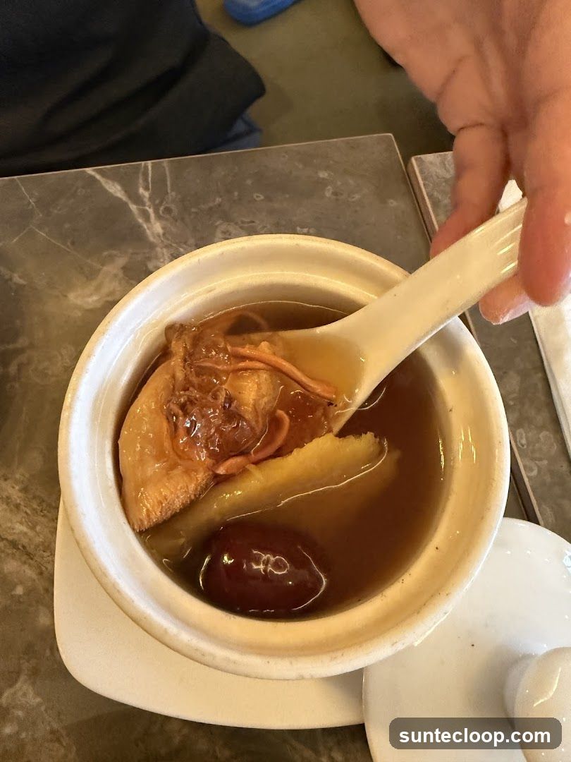 Bowl of Soup with Spoon
